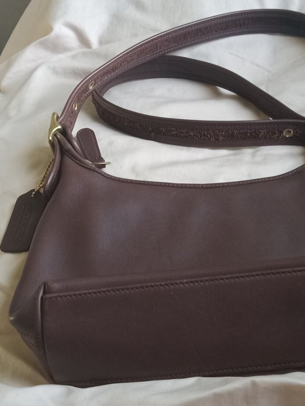 Vintage Coach Legacy Mahogany Leather Handbag Style 9136 vin - Picture 13 of 14